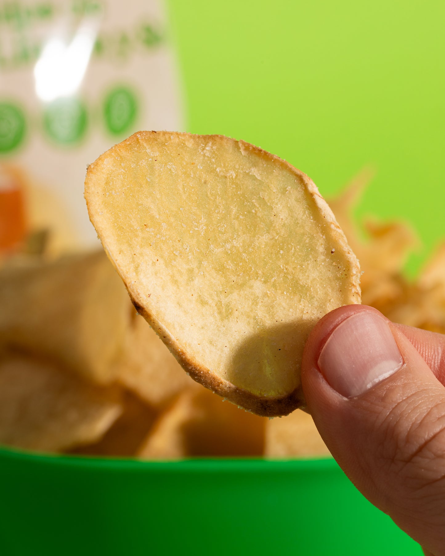 Chips de Jícama Limón y Sal – Tamaño Familiar 160 g