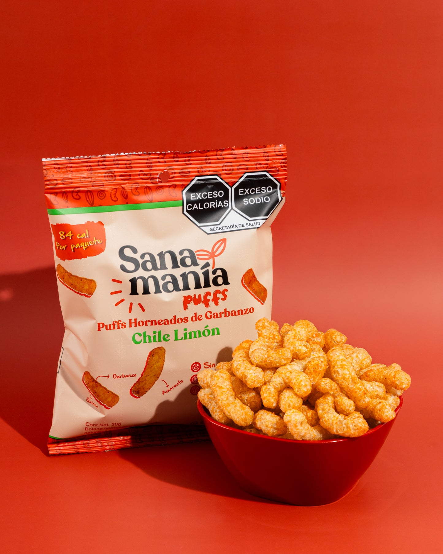 Puffs de Garbanzo Chile Limón – 30g