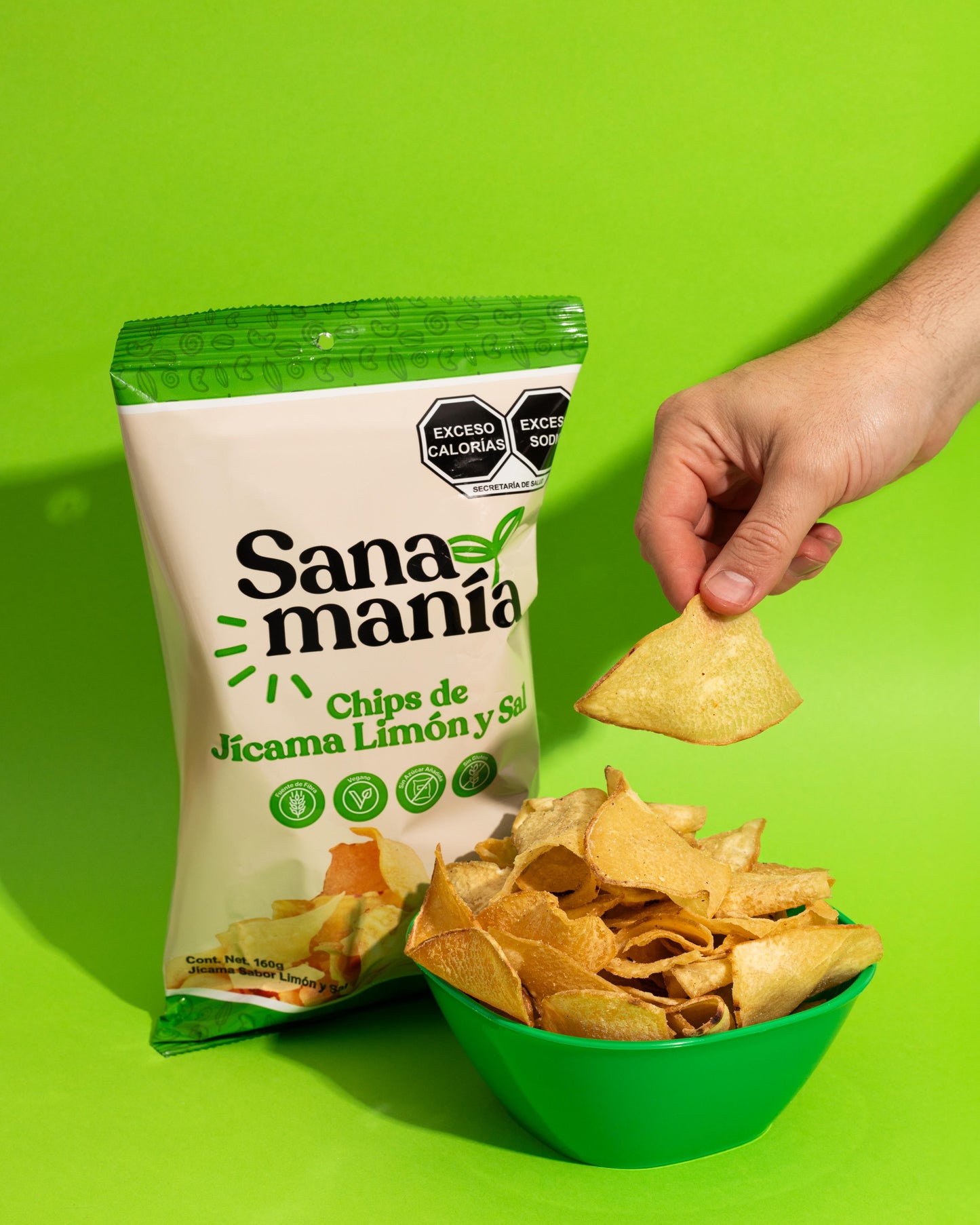 Jícama Limón y Sal Familiar 160g