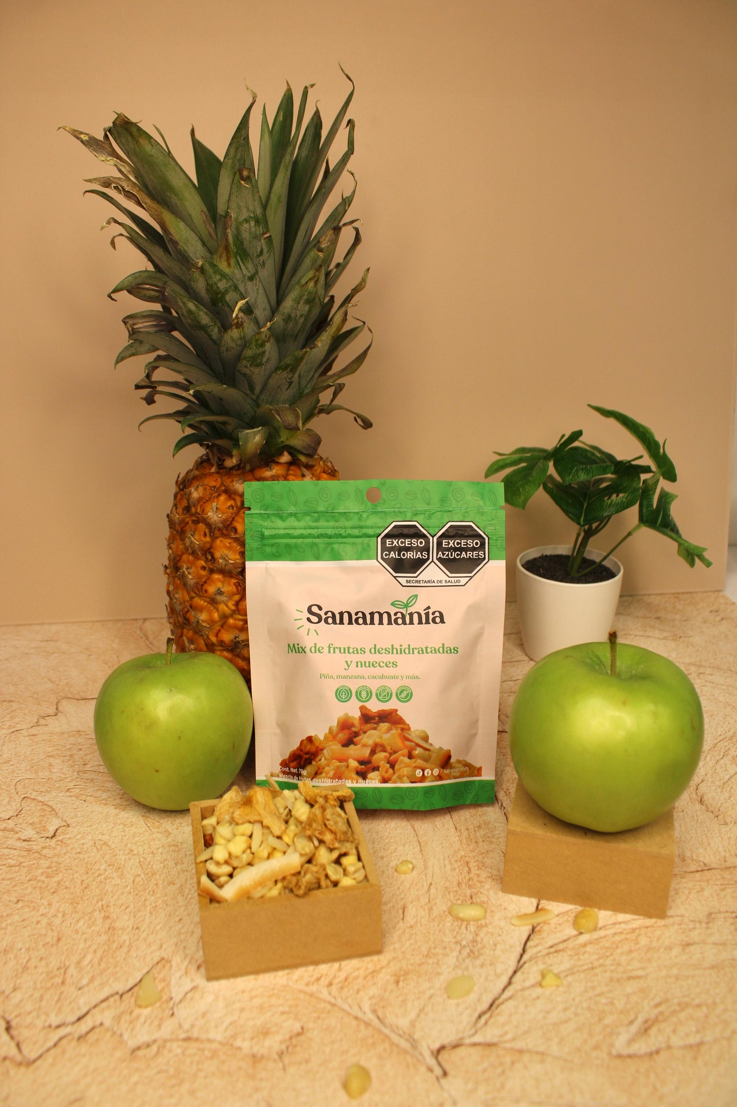 Mix de Frutas Deshidratadas y Nueces – 70g