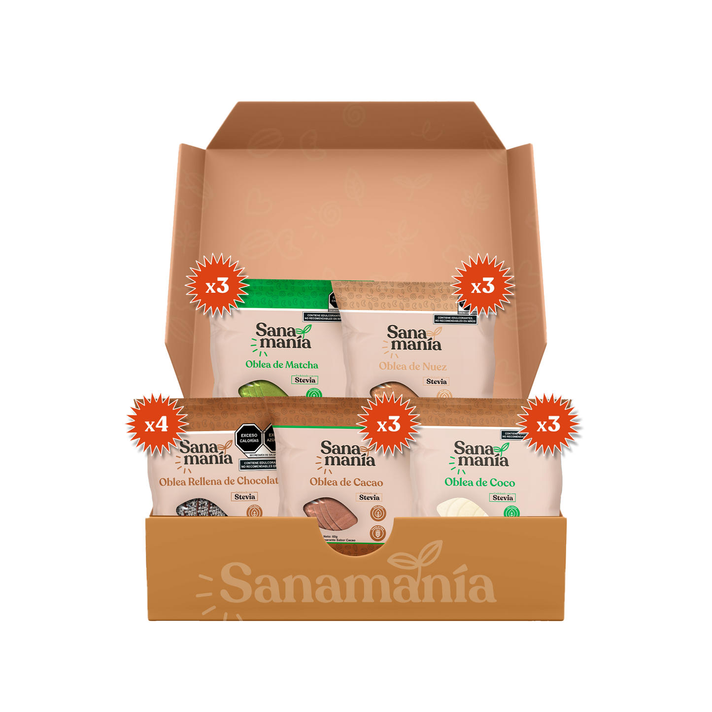 Paquete obleas Sanamanía