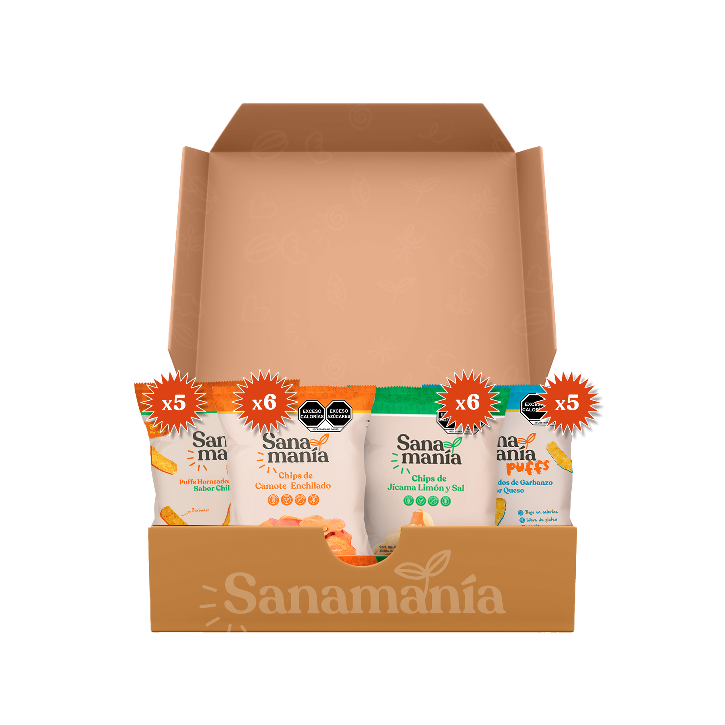 Puffs y Chips Sanamanía