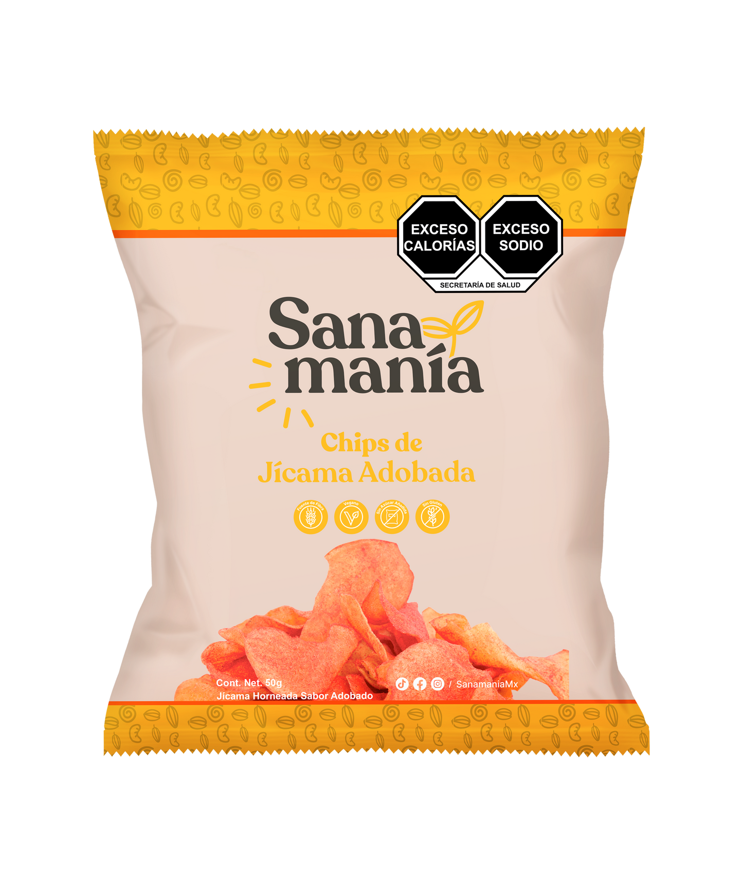 Chips de Jícama Adobada – 50g
