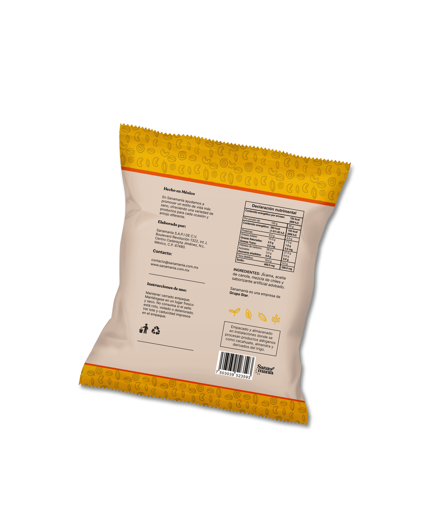 Chips de Jícama Adobada – 50g