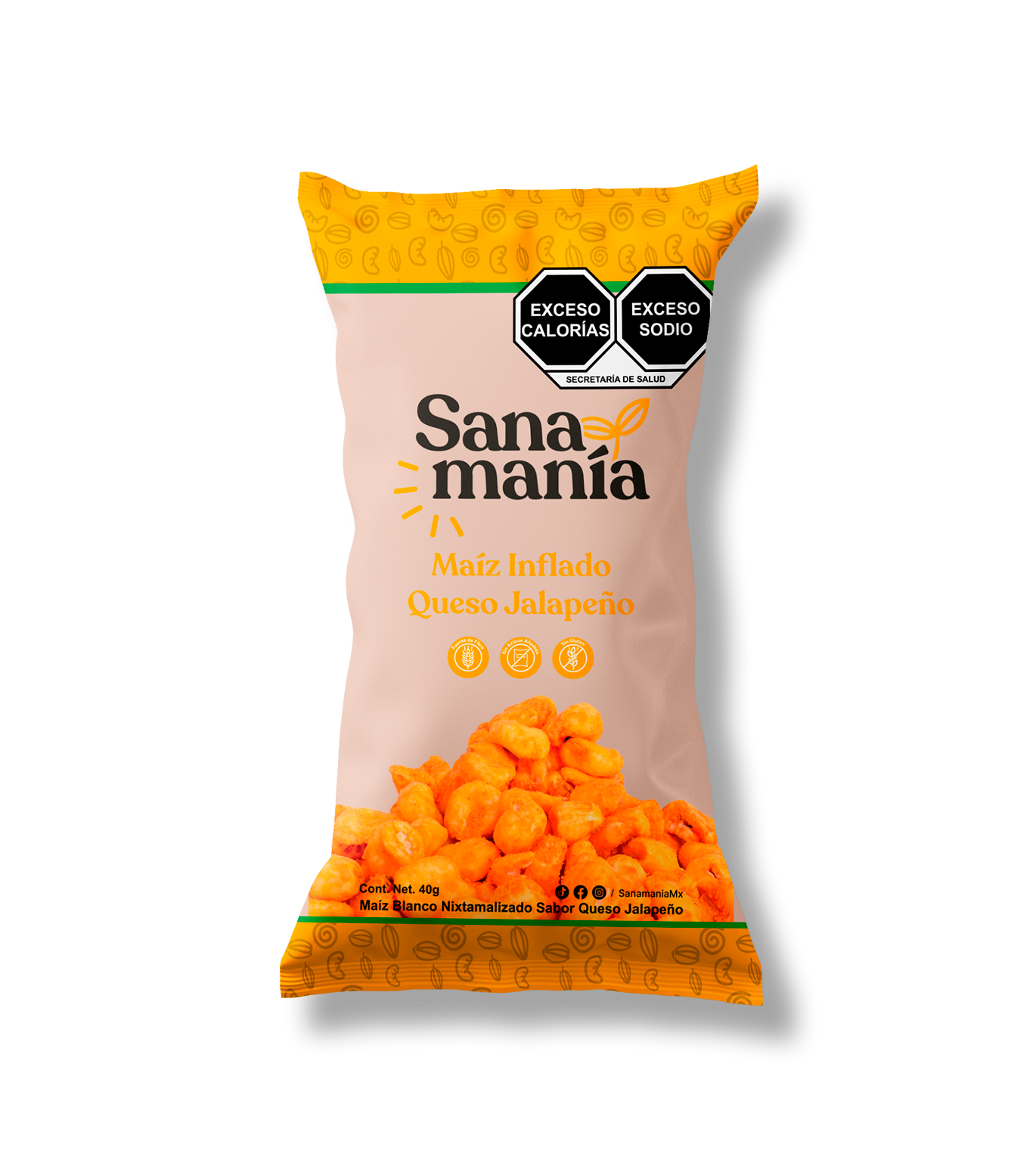 Maíz Inflado Queso Jalapeño – 40g