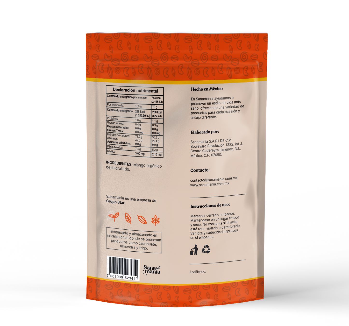 Mango  enchilado – 35g