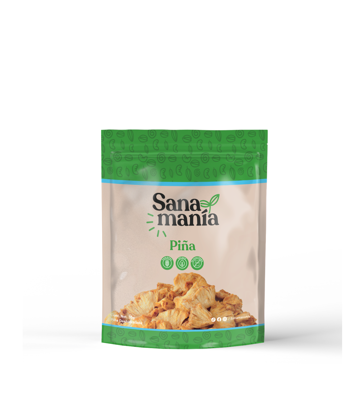 Piña natural – 35g – Sanamania